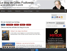 Tablet Screenshot of gillespudlowski.com